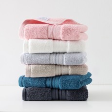 록신 라인보더 타올 5장 150g 40수 고급 가성비 수건 세면타월