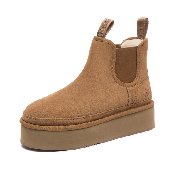 UGG 1910 첼시부츠 플랫폼 키높이 앵클 겨울 방한화